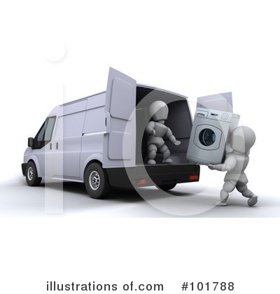 Moving Van Clipart #101788 by KJ Pargeter