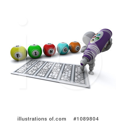 Bingo Ball Clipart #1089804 by KJ Pargeter