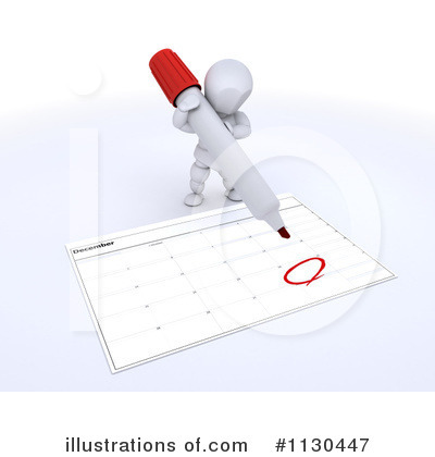 Calender Clipart #1130447 by KJ Pargeter