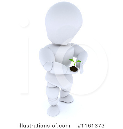 Royalty-Free (RF) White Character Clipart Illustration by KJ Pargeter - Stock Sample #1161373