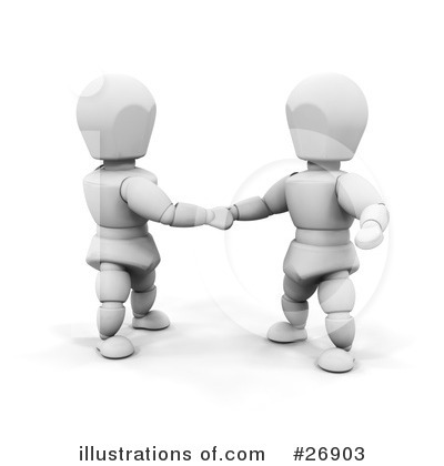 Royalty-Free (RF) White Character Clipart Illustration by KJ Pargeter - Stock Sample #26903