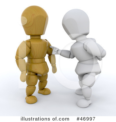 Royalty-Free (RF) White Character Clipart Illustration by KJ Pargeter - Stock Sample #46997