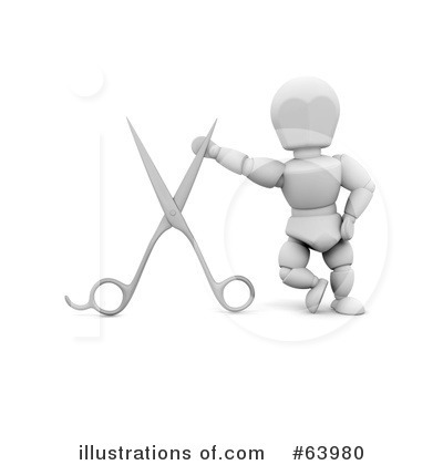 Royalty-Free (RF) White Character Clipart Illustration by KJ Pargeter - Stock Sample #63980