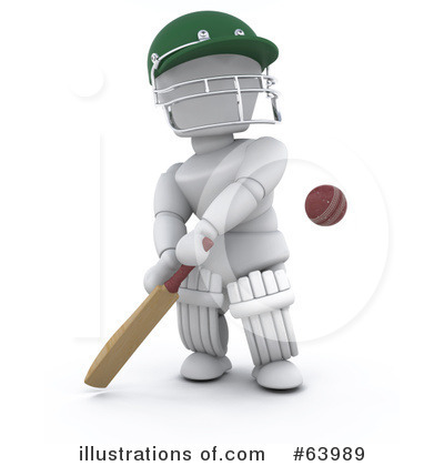 Cricketer Clipart #63989 by KJ Pargeter