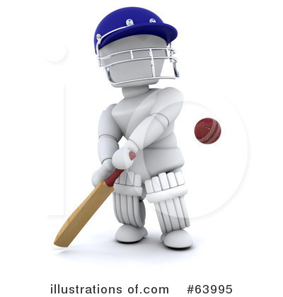 Cricketer Clipart #63995 by KJ Pargeter