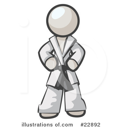 Karate Clipart #22892 by Leo Blanchette