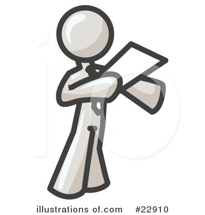 Royalty-Free (RF) White Collection Clipart Illustration by Leo Blanchette - Stock Sample #22910