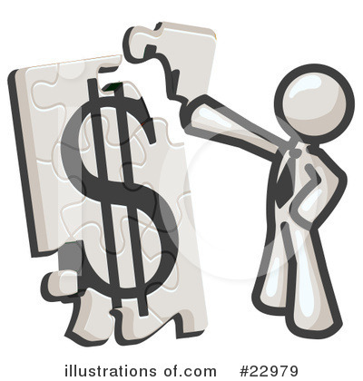 Royalty-Free (RF) White Collection Clipart Illustration by Leo Blanchette - Stock Sample #22979