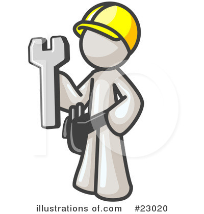 Handyman Clipart #23020 by Leo Blanchette
