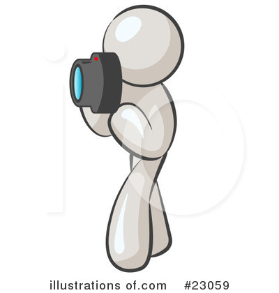 Royalty-Free (RF) White Collection Clipart Illustration by Leo Blanchette - Stock Sample #23059