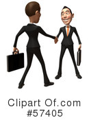 White Corporate Businessman Character Clipart #57405 by Julos