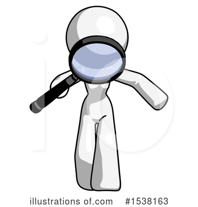 Royalty-Free (RF) White Design Mascot Clipart Illustration by Leo Blanchette - Stock Sample #1538163