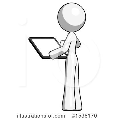 Royalty-Free (RF) White Design Mascot Clipart Illustration by Leo Blanchette - Stock Sample #1538170