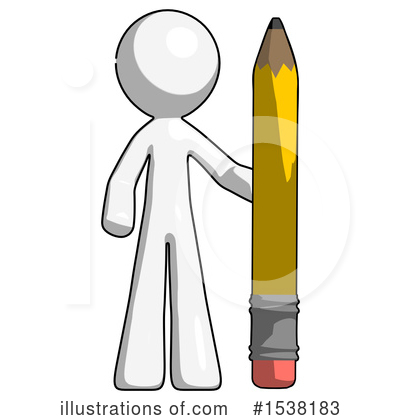 Royalty-Free (RF) White Design Mascot Clipart Illustration by Leo Blanchette - Stock Sample #1538183