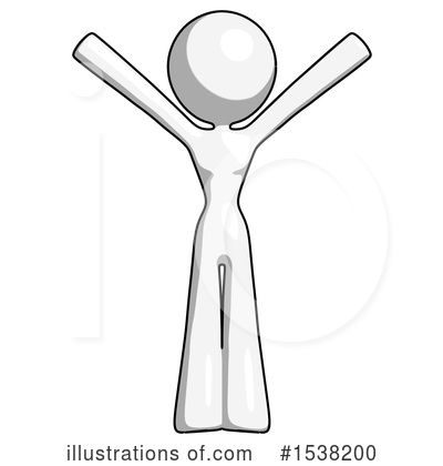 Royalty-Free (RF) White Design Mascot Clipart Illustration by Leo Blanchette - Stock Sample #1538200