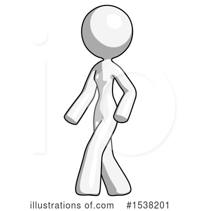 Royalty-Free (RF) White Design Mascot Clipart Illustration by Leo Blanchette - Stock Sample #1538201