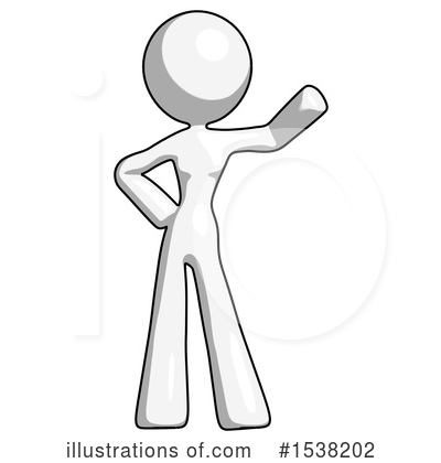 Royalty-Free (RF) White Design Mascot Clipart Illustration by Leo Blanchette - Stock Sample #1538202