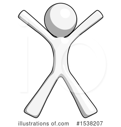 Royalty-Free (RF) White Design Mascot Clipart Illustration by Leo Blanchette - Stock Sample #1538207