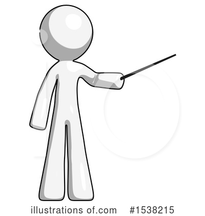 Royalty-Free (RF) White Design Mascot Clipart Illustration by Leo Blanchette - Stock Sample #1538215