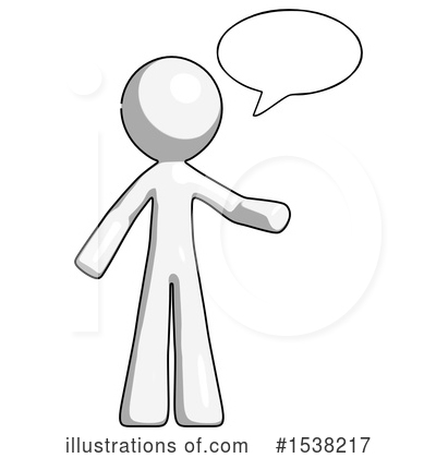 Royalty-Free (RF) White Design Mascot Clipart Illustration by Leo Blanchette - Stock Sample #1538217