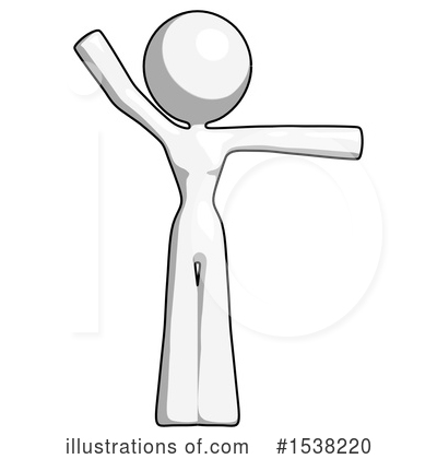 Royalty-Free (RF) White Design Mascot Clipart Illustration by Leo Blanchette - Stock Sample #1538220