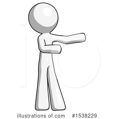Royalty-Free (RF) White Design Mascot Clipart Illustration by Leo Blanchette - Stock Sample #1538229
