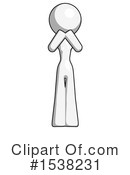 White Design Mascot Clipart #1538231 by Leo Blanchette