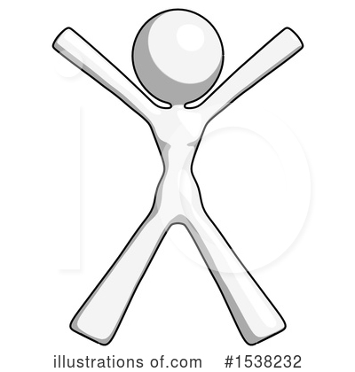 Royalty-Free (RF) White Design Mascot Clipart Illustration by Leo Blanchette - Stock Sample #1538232