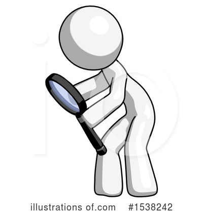 Royalty-Free (RF) White Design Mascot Clipart Illustration by Leo Blanchette - Stock Sample #1538242