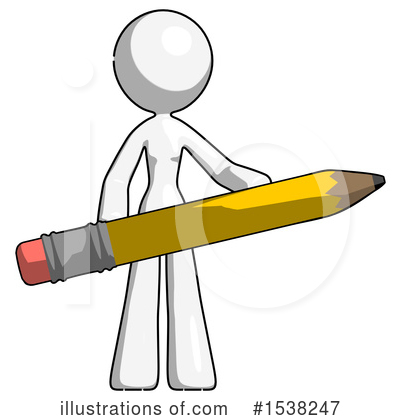 Royalty-Free (RF) White Design Mascot Clipart Illustration by Leo Blanchette - Stock Sample #1538247