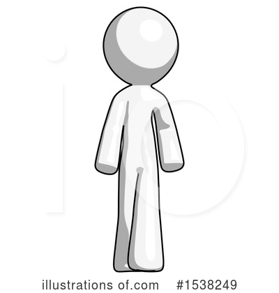 Royalty-Free (RF) White Design Mascot Clipart Illustration by Leo Blanchette - Stock Sample #1538249