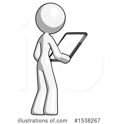 Royalty-Free (RF) White Design Mascot Clipart Illustration by Leo Blanchette - Stock Sample #1538267