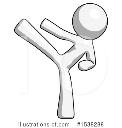 Royalty-Free (RF) White Design Mascot Clipart Illustration by Leo Blanchette - Stock Sample #1538286