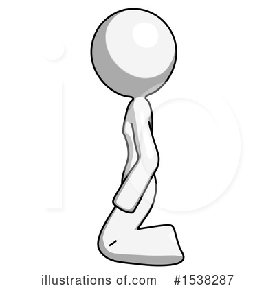 Royalty-Free (RF) White Design Mascot Clipart Illustration by Leo Blanchette - Stock Sample #1538287