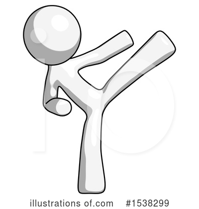 Royalty-Free (RF) White Design Mascot Clipart Illustration by Leo Blanchette - Stock Sample #1538299