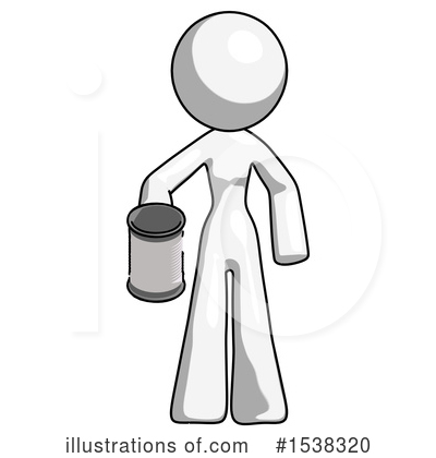Royalty-Free (RF) White Design Mascot Clipart Illustration by Leo Blanchette - Stock Sample #1538320