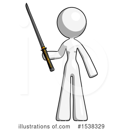 Royalty-Free (RF) White Design Mascot Clipart Illustration by Leo Blanchette - Stock Sample #1538329