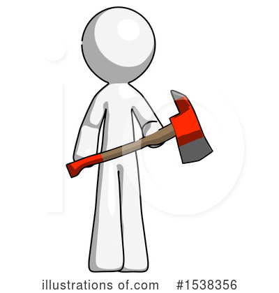 Royalty-Free (RF) White Design Mascot Clipart Illustration by Leo Blanchette - Stock Sample #1538356