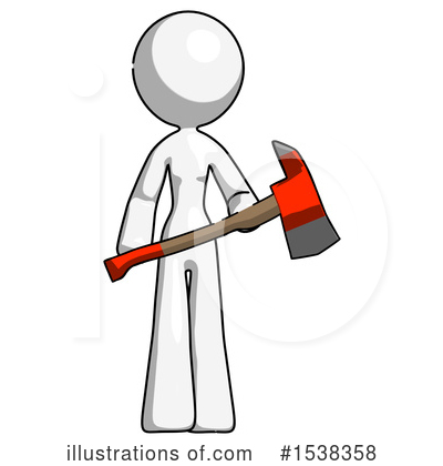 Royalty-Free (RF) White Design Mascot Clipart Illustration by Leo Blanchette - Stock Sample #1538358