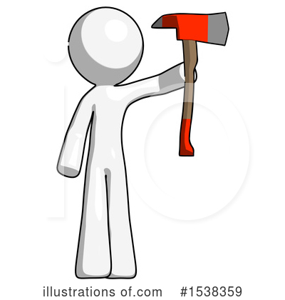 Royalty-Free (RF) White Design Mascot Clipart Illustration by Leo Blanchette - Stock Sample #1538359