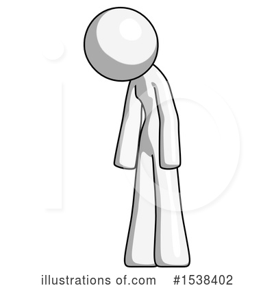 Royalty-Free (RF) White Design Mascot Clipart Illustration by Leo Blanchette - Stock Sample #1538402