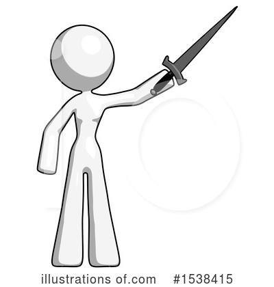 Royalty-Free (RF) White Design Mascot Clipart Illustration by Leo Blanchette - Stock Sample #1538415