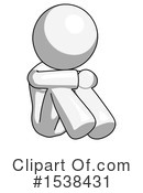 White Design Mascot Clipart #1538431 by Leo Blanchette