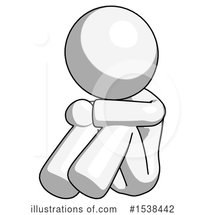 Royalty-Free (RF) White Design Mascot Clipart Illustration by Leo Blanchette - Stock Sample #1538442