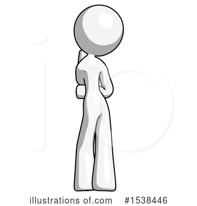 Royalty-Free (RF) White Design Mascot Clipart Illustration by Leo Blanchette - Stock Sample #1538446