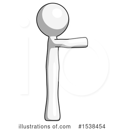 Royalty-Free (RF) White Design Mascot Clipart Illustration by Leo Blanchette - Stock Sample #1538454