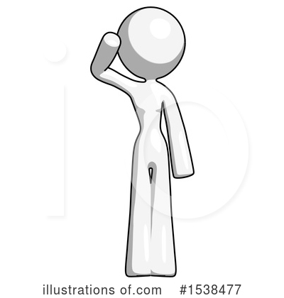 Royalty-Free (RF) White Design Mascot Clipart Illustration by Leo Blanchette - Stock Sample #1538477