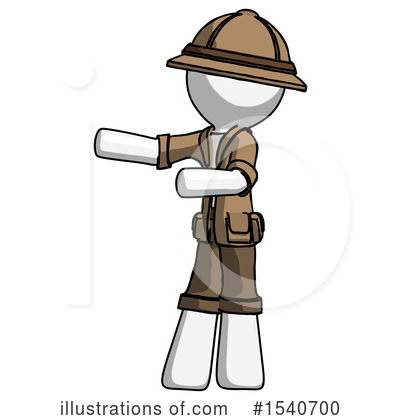 Royalty-Free (RF) White Design Mascot Clipart Illustration by Leo Blanchette - Stock Sample #1540700