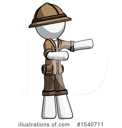 Royalty-Free (RF) White Design Mascot Clipart Illustration by Leo Blanchette - Stock Sample #1540711