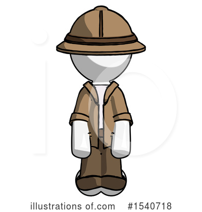 Royalty-Free (RF) White Design Mascot Clipart Illustration by Leo Blanchette - Stock Sample #1540718